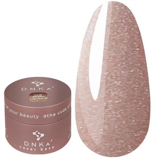 Base DNKa Cover #0030 Luxurious brown-beige with silver shimmer 30 ml (DNKA0030-30) - Фото №1