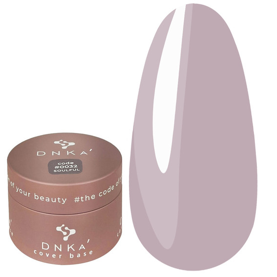 Base DNKa Cover  Base №0032 Soulful cold dark beige 30 ml - Фото №1