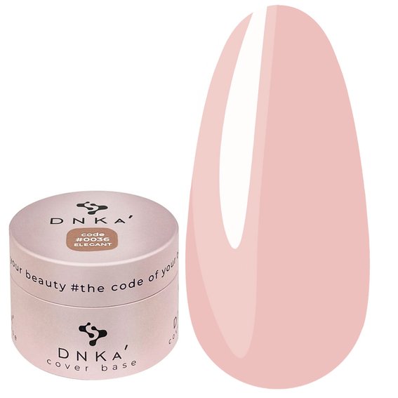 Base DNKa Cover  Base №0036 Elegant hellbeige-pfirsich 30 ml - Фото №1