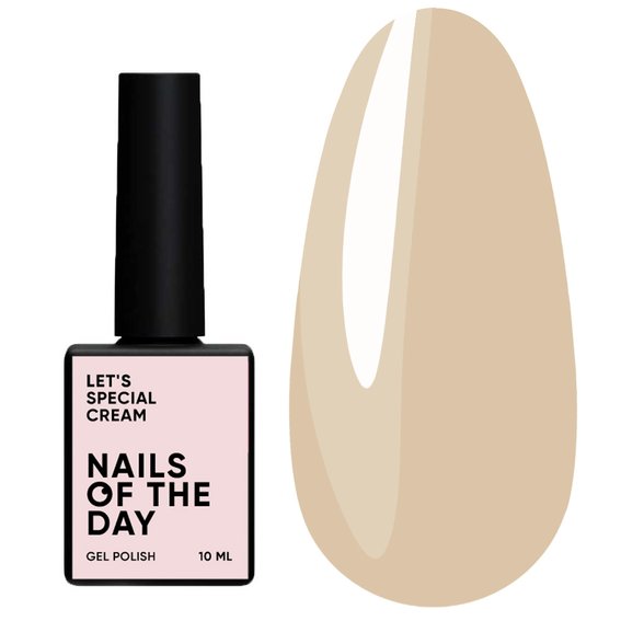 Gellack NAILSOFTHEDAY Let's Spezialcreme, 10 ml - Фото №1
