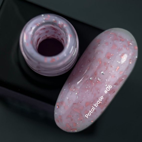 NAILSOFTHEDAY Potal Base Nr. 06 rosa mit rosa 10 ml - Фото №2