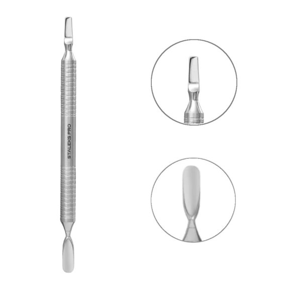 Маникюрная лопатка STALEKS PRO EXPERT 100 TYPE 5 (скругленный пушер + широкая лопасть)