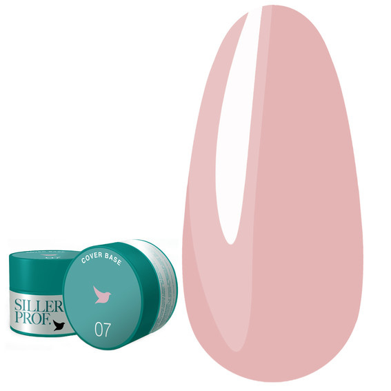 Base SILLER Cover №07 light peach 30 ml (u0000008777) - Фото №1