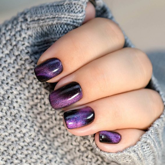 Manicure cat's eye (purple)