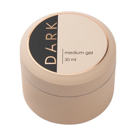 Gel for extensions DARK Medium Gel №01 transparent 30 ml - Фото №1