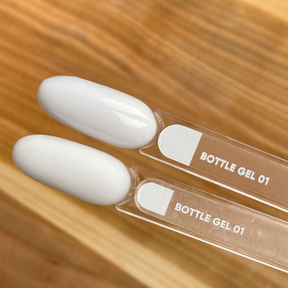 Gel NAILSOFTHEDAY Bottle gel 01 white, 30 ml - Фото №3