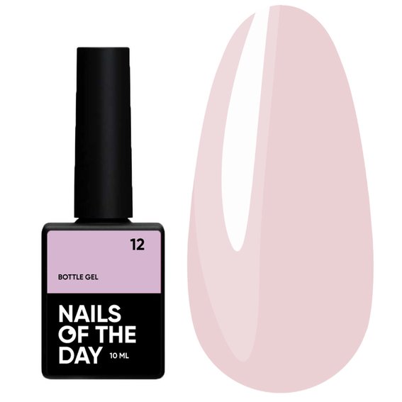 Гель NAILSOFTHEDAY Bottle gel 12 светло-розовый, 10 мл - Фото №1
