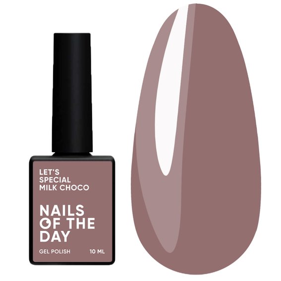 Gellack NAILSOFTHEDAY Let's Special Milk Choco, 10 ml - Фото №1