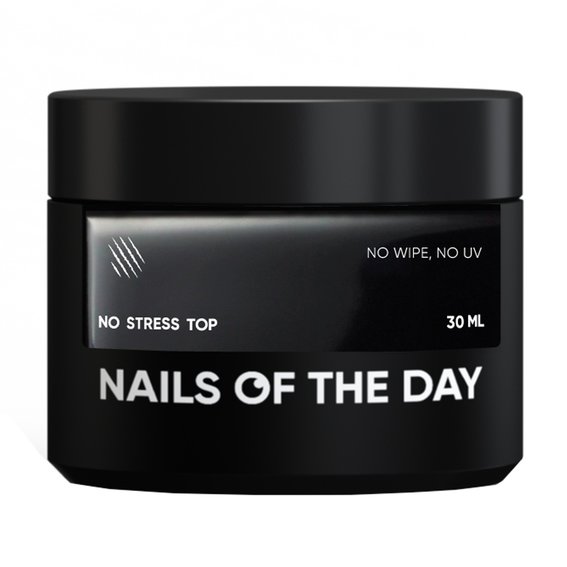 Топ NAILSOFTHEDAY No stress top no wipe, 30 мл