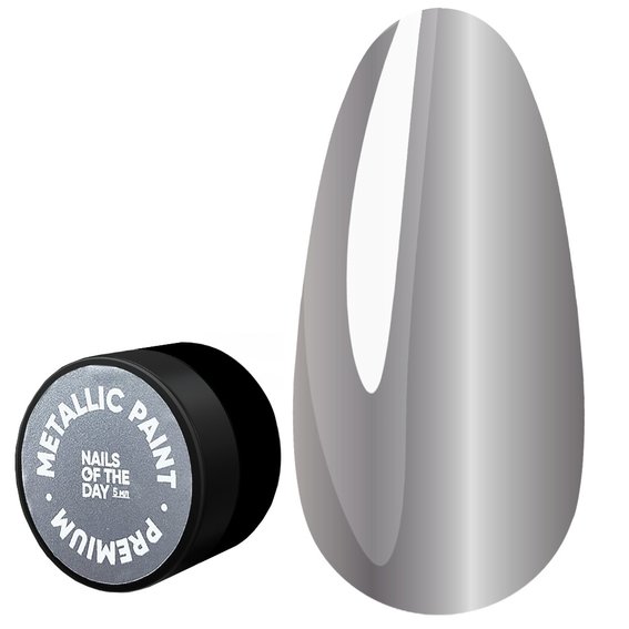 Gel paint NAILSOFTHEDAY Metallic Paint, 5 ml - Фото №1