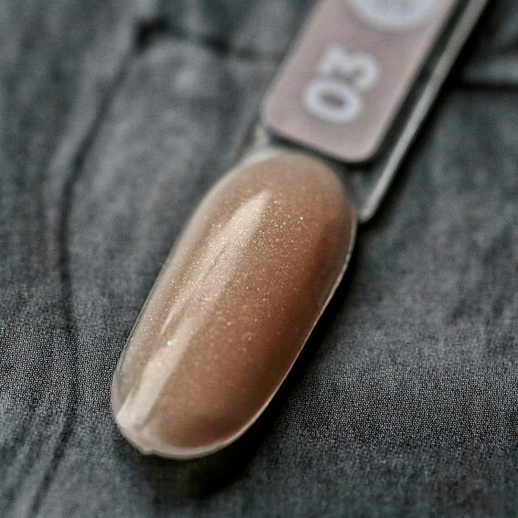 Modellierendes Polygel Poly Gel Siller Glitter Nr. 3 goldener Sand 30 ml - Фото №2