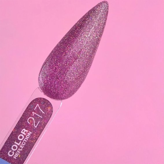 Gellack LUNA Reflection №217 lila reflektierend 13 ml (047-2849-0591) - Фото №2