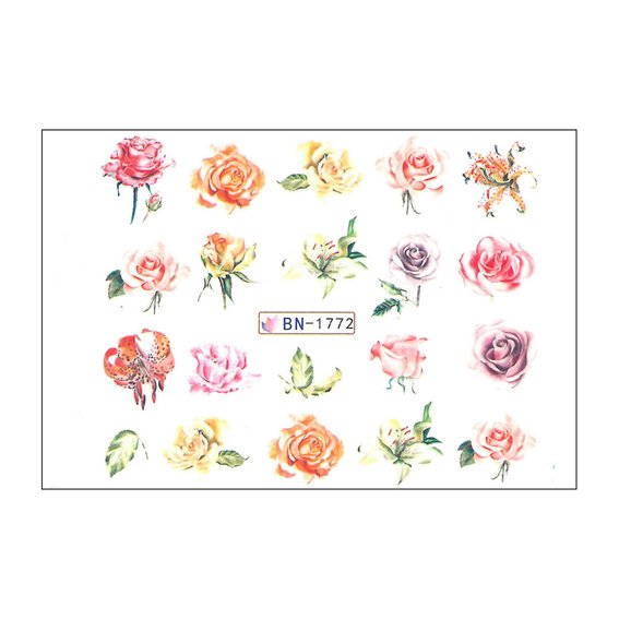 Slider flowers design BN-1772 - Фото №1