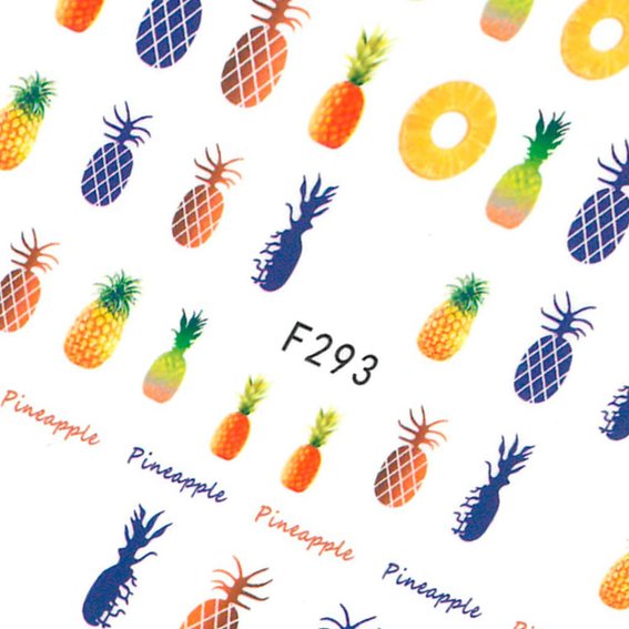 Nagelsticker mit Früchten F293 - Фото №2