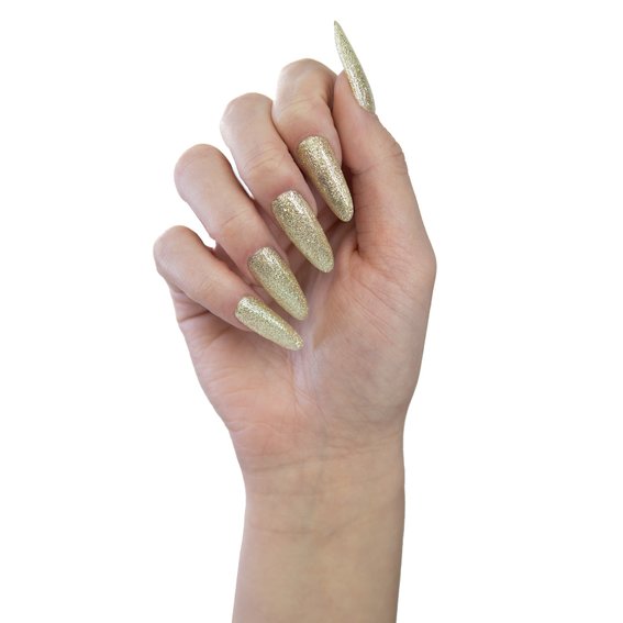 Gellack MAKEAR Lollipop 511 Gold mit Schimmer 8 ml - Фото №2