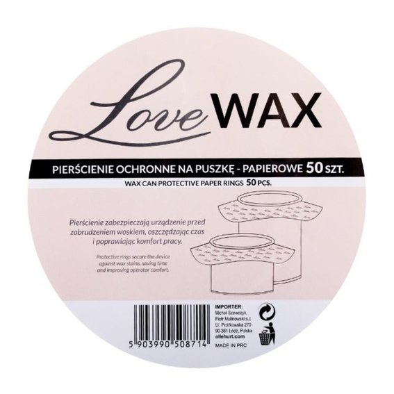 Бумажные защитные кольца для банок LoveWax, 50 шт. - Фото №4