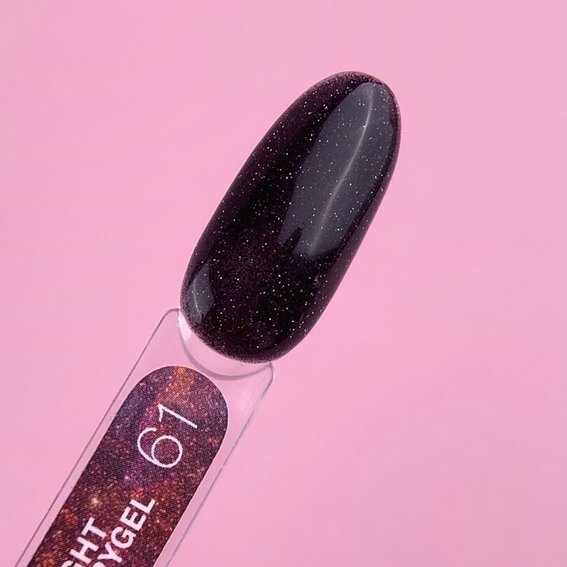 Акригель светоотражающий LUNA Light №61 темно-коричневый 13 мл (249-2891-0603) - Фото №4