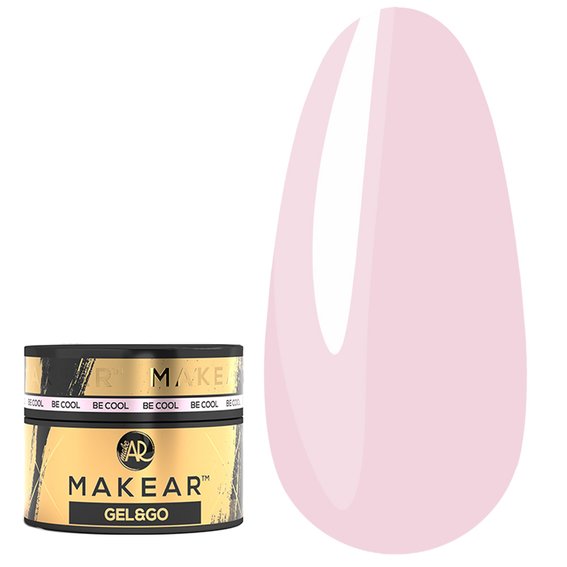 Гель для наращивания MAKEAR Gel&Go GG12 Be Cool 15 мл - Фото №1