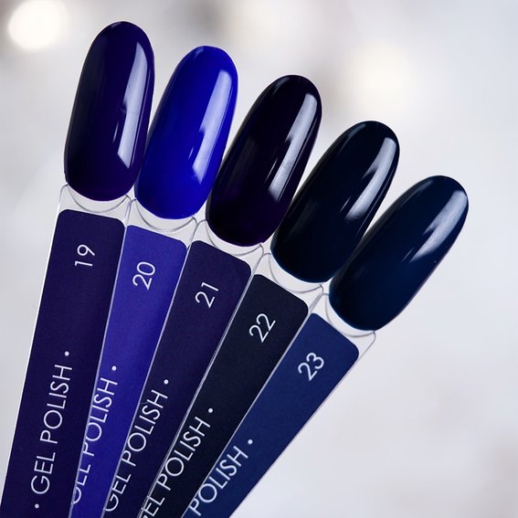 Gel polish DARK New collection 21 dark blue 10 ml - Фото №5