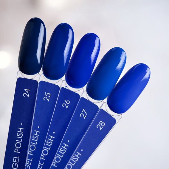 Gel polish DARK New collection 24 deep blue 10 ml - Фото №5
