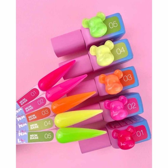 Base LUNA Neon Base № 4 gelb 13 ml (313-2551-0489) - Фото №5