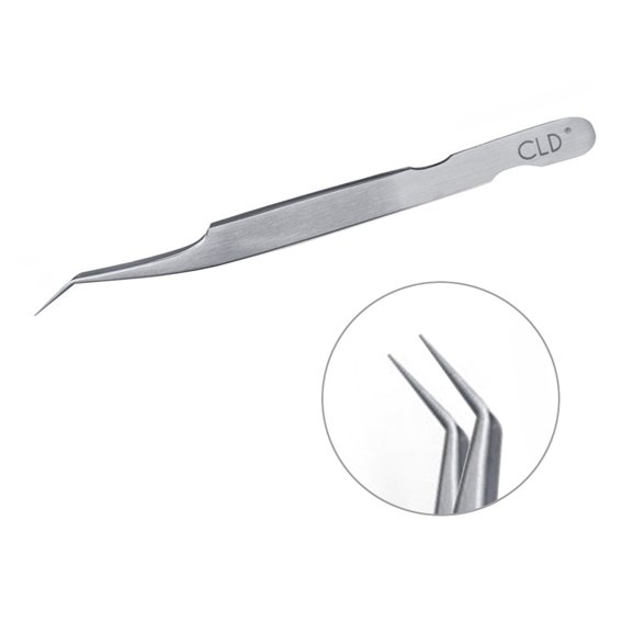 Pinzette CLD Professional Pinzette gebogen (gebogen, Typ B) 12 cm