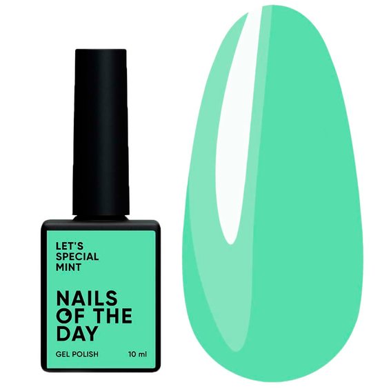 Gellack NAILSOFTHEDAY Let's Special Mint 10 ml - Фото №1