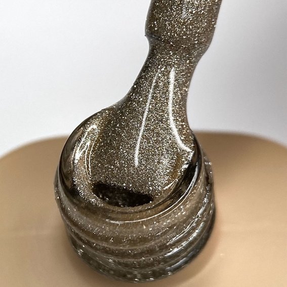 Гель-лак DARK Night Cat 01 светоотражающий кошачий глаз золото 10 мл - Фото №2