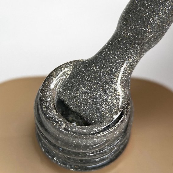 Гель-лак DARK Night Cat 05 светоотражающий кошачий глаз серебро 10 мл - Фото №2