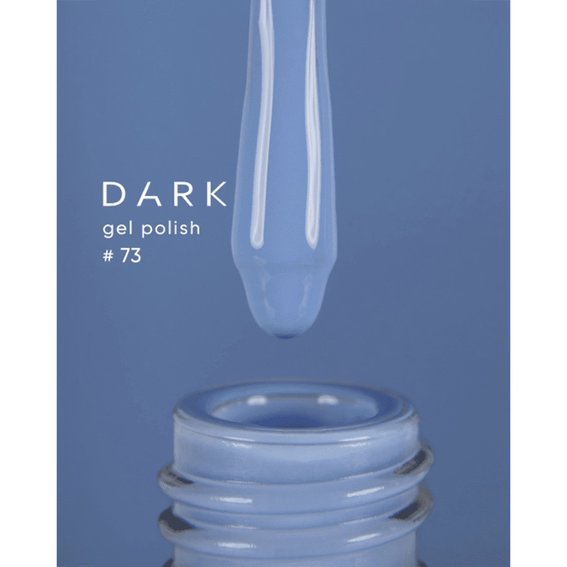 Gel polish DARK New collection 73 cornflower 10 ml - Фото №3