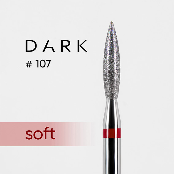 Diamond cutter Dark  №107 red flame 023 - Фото №2