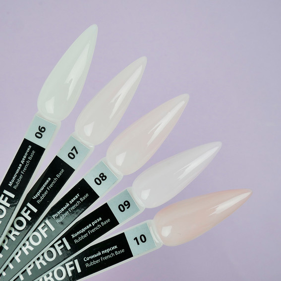 Base TUFI profi PREMIUM Rubber French Base №010 saftiger Pfirsich 15 ml (0227146) - Фото №3
