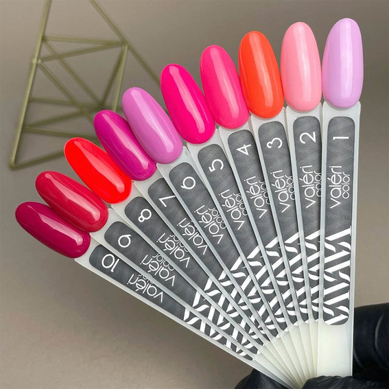 Гель-лак VALERI Color №010 спелая малина 6 мл (VA10) - Фото №3