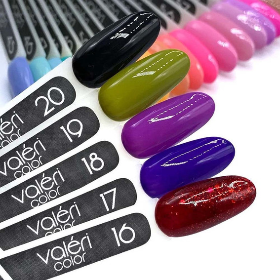 Гель-лак VALERI Color №019 оливка 6 мл (VA19) - Фото №3