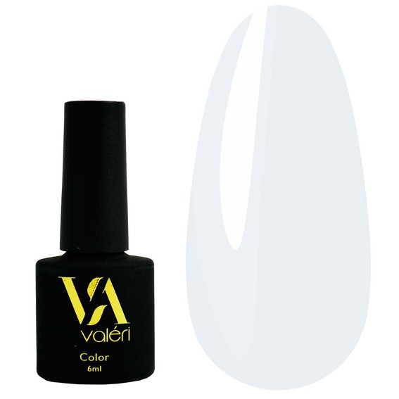 Gel polish VALERI Color №021 white 6 ml (VA21) - Фото №1