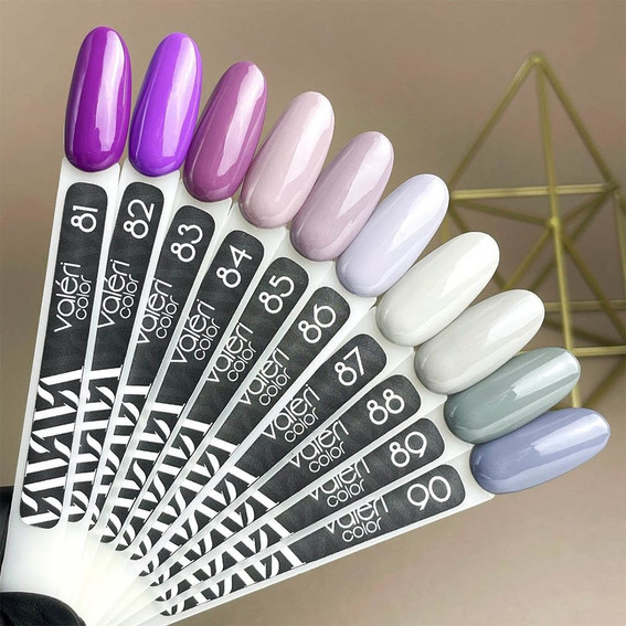 Гель-лак VALERI Color №083 нежно-сиреневый 6 мл (VA83) - Фото №3