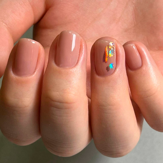 Minimalistyczny manicure (Dekor Foliowy)