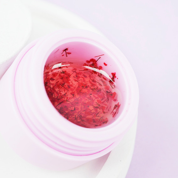 Гель-лак TUFI profi PREMIUM Bloom 06 с сухоцветами гайцерия 5мл (0311128) - Фото №4