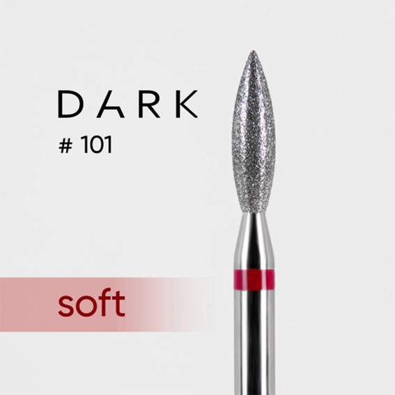 Фреза алмазная Dark №101 красное пламя 024 - Фото №2