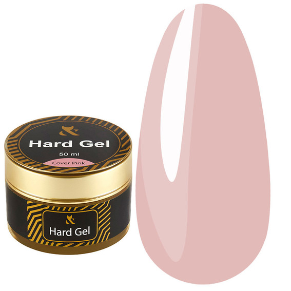 Гель для моделирования F.O.X Hard gel Cover Pink 50 мл - Фото №1