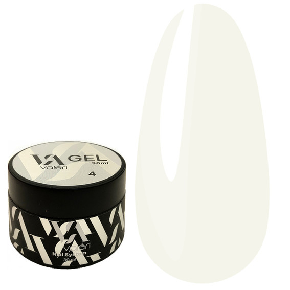 Гель для наращивания VALERI Builder Gel №04 Milk 30 мл (VBG-30-004) - Фото №1
