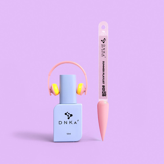 Гель-лак DNKa Summer Playlist №0128 светло-розовый 12 мл (GPDC0128) - Фото №2