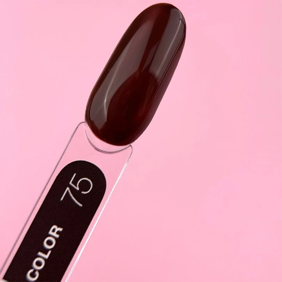 Гель-лак Lunamoon Color №75 красно-коричневый 13 мл (047-2123-0359) - Фото №3