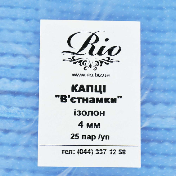 Einweghausschuhe RIO Flip Flops Isolon 25,5 cm blau 25 Paar - Фото №3