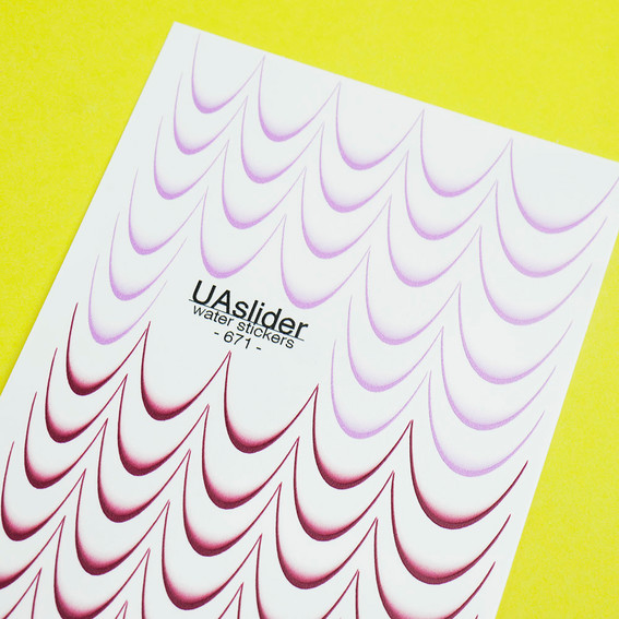 Slider design UAslider french ombre №671 - Фото №2
