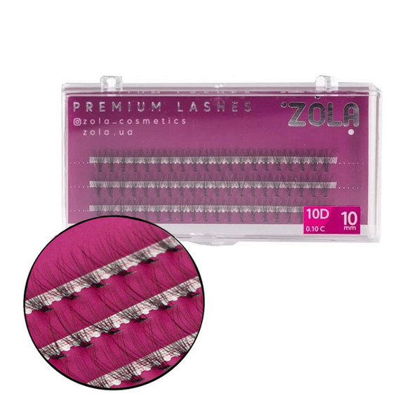 Wimpern ZOLA 10 D Bündel 10 mm - Фото №1