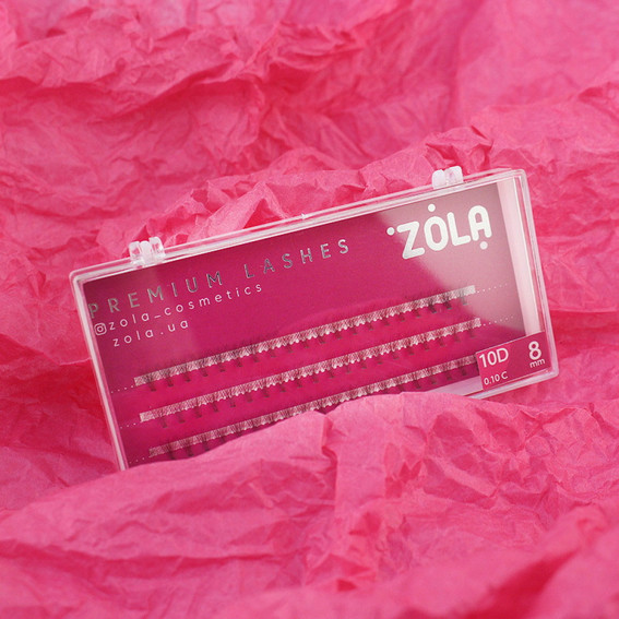 Ресницы ZOLA 10 D пучки 8 мм - Фото №2