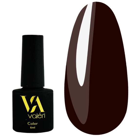 Gel polish VALERI Color №146 chocolate 6 ml (VA146) - Фото №1