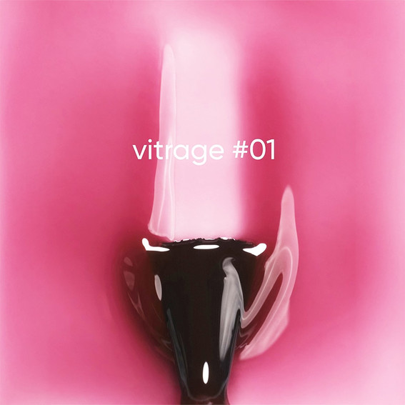 Гель-лак DARK Vitrage 01 розовый 6 мл - Фото №2