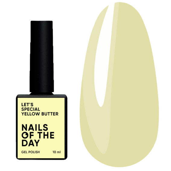 Gel polish NAILSOFTHEDAY Let's special Yellow butter 10 ml - Фото №1